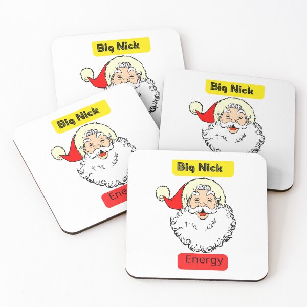 Item preview,  Big Nick Santa Energy - Retro Santa Xmas Christmas sticker designed and sold by laouamra.