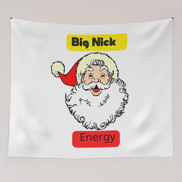 Item preview,  Big Nick Santa Energy - Retro Santa Xmas Christmas sticker designed and sold by laouamra.