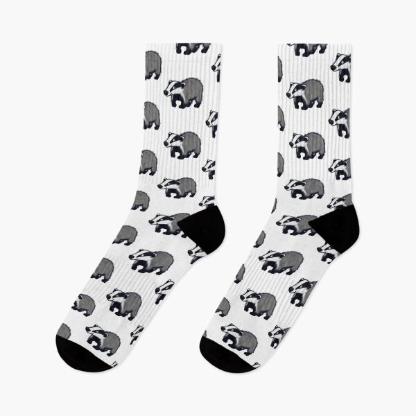 Item preview, Cute Badger Drawing designed and sold by WeHeartAnimals.