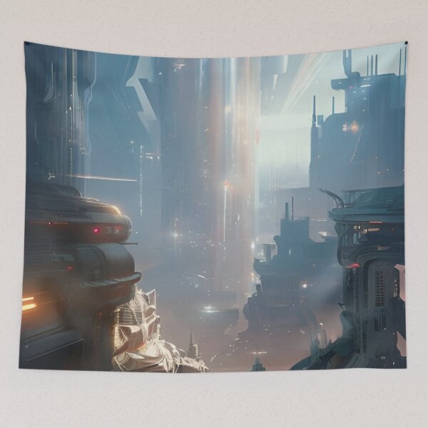 Item preview, Futuristic Advanced City #2 designed and sold by Itsheartshop.
