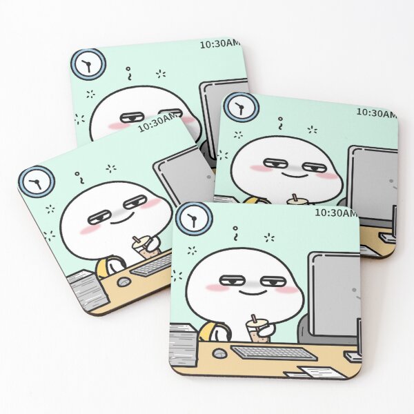 Item preview, White Pentol Tired At Work designed and sold by malconerh.