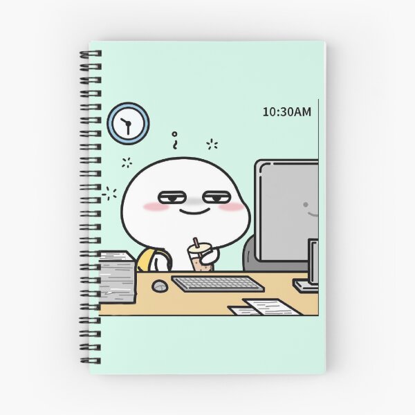 Item preview, White Pentol Tired At Work designed and sold by malconerh.