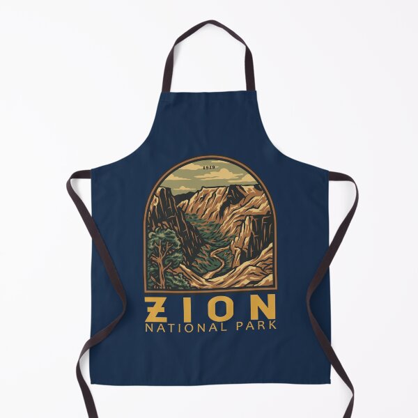 Item preview, Zion National Park Retro Emblem designed and sold by KrisSidDesigns.