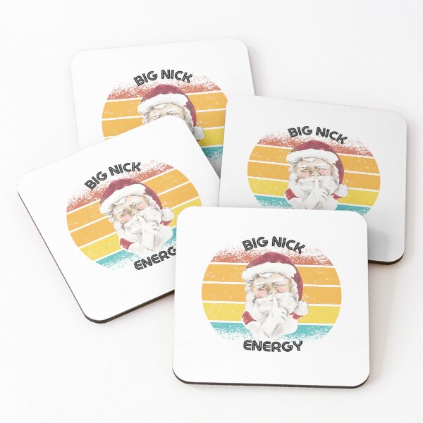 Item preview, Big Nick Santa Energy - Retro Santa Xmas Christmas Sticker designed and sold by laouamra.