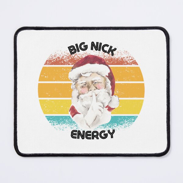 Item preview, Big Nick Santa Energy - Retro Santa Xmas Christmas Sticker designed and sold by laouamra.