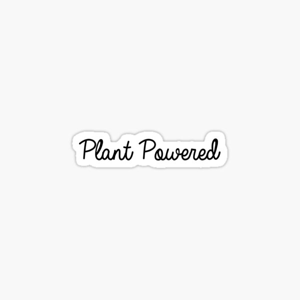 Plant Powered Sticker