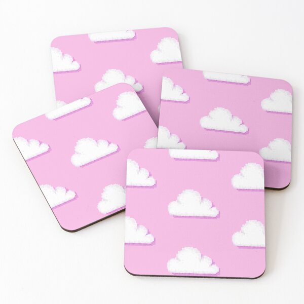 Item preview, Retro Pink Pixel Cloud Weather Icon  designed and sold by 8BitTrip.