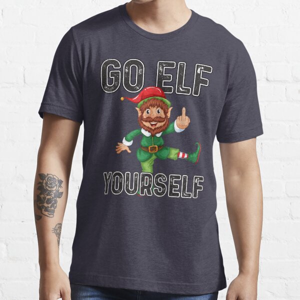 "funny Christmas Elf "Go Elf yourself" " Tshirt for Sale by fermo