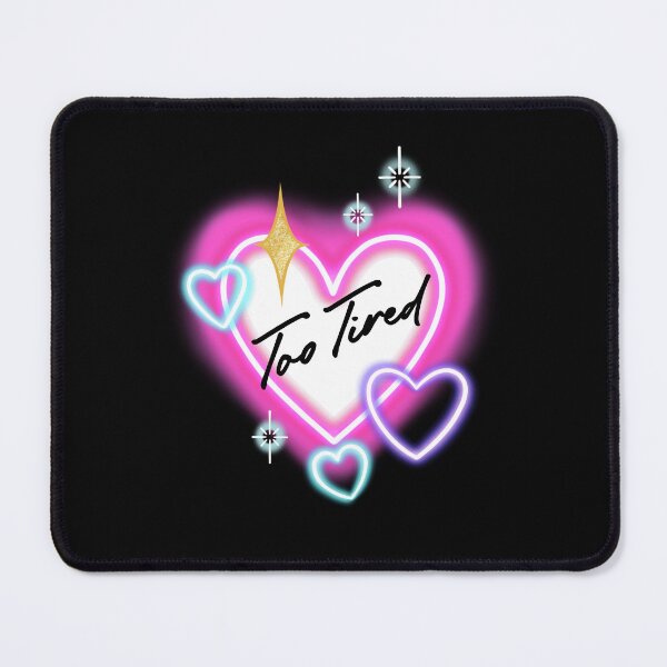 Item preview, Neon Heart Too Tired designed and sold by Bethcust.