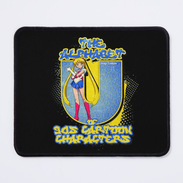 Item preview, The Alphabet of 90s Cartoon Characters Letter U is for Usagi Tsukino designed and sold by More-dan-Prints.
