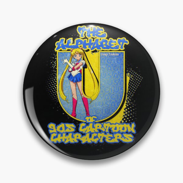 Item preview, The Alphabet of 90s Cartoon Characters Letter U is for Usagi Tsukino designed and sold by More-dan-Prints.