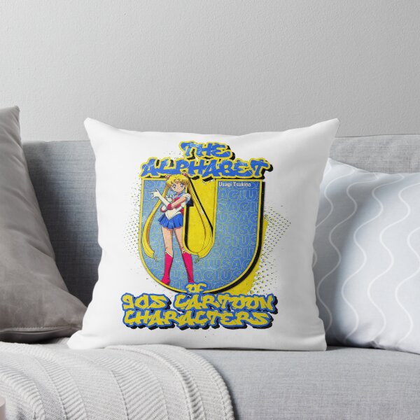 Item preview, The Alphabet of 90s Cartoon Characters Letter U is for Usagi Tsukino designed and sold by More-dan-Prints.