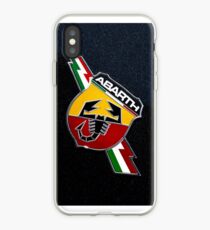 Vinilo o funda para iPhone Logotipo de Fiat 500 Abarth