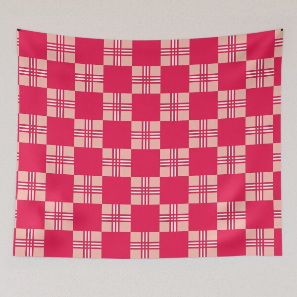 Item preview, Shades of Viva Magenta Checkered and Gingham designed and sold by rsty11.