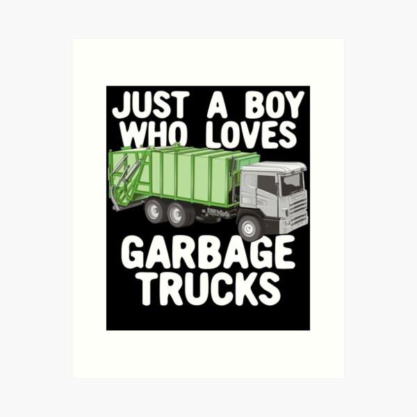 Item preview, Just A Boy Who Loves Garbage Trucks Boys Garbage Truck Gear designed and sold by DynamicDesign.