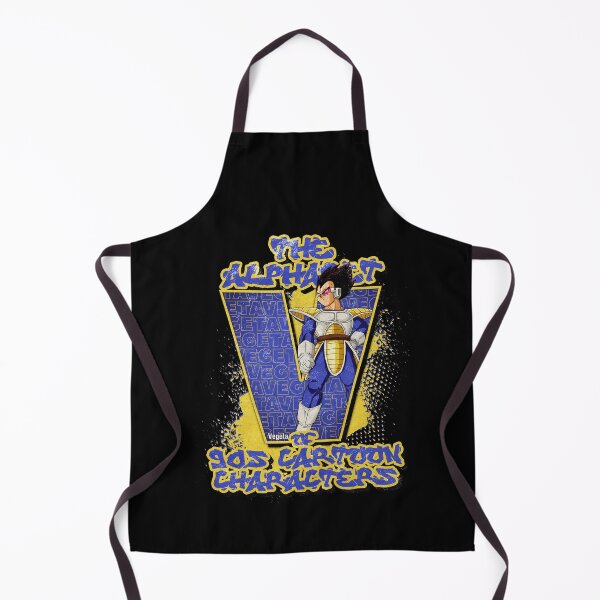 Item preview, The Alphabet of 90s Cartoon Characters Letter V is for Vegeta designed and sold by More-dan-Prints.