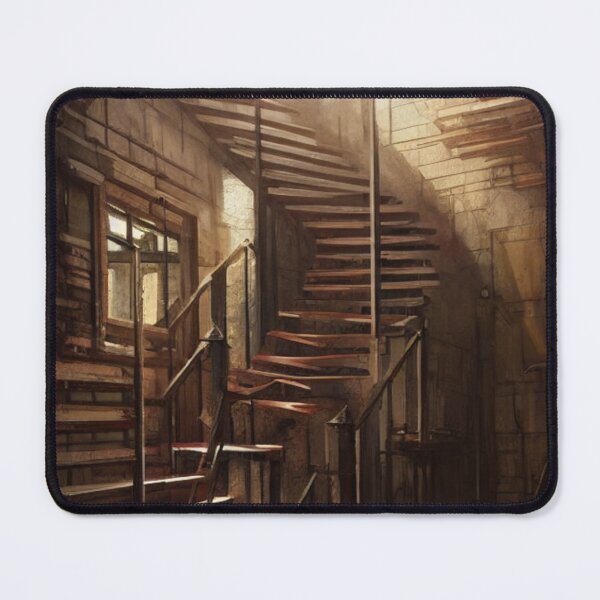 Item preview, Old Wooden Stairs In Basement #2 designed and sold by Itsheartshop.