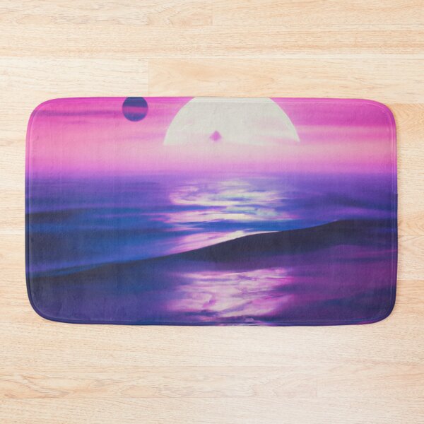 Item preview, Deviant Art: Blood Moon setting over blue ocean waves designed and sold by Chris Purdy.
