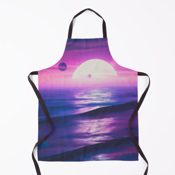 Item preview, Deviant Art: Blood Moon setting over blue ocean waves designed and sold by Chris Purdy.