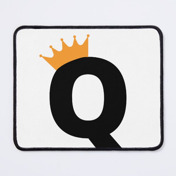 Item preview, Crowned Monogram Letter Q designed and sold by Coffee Lifestyle.