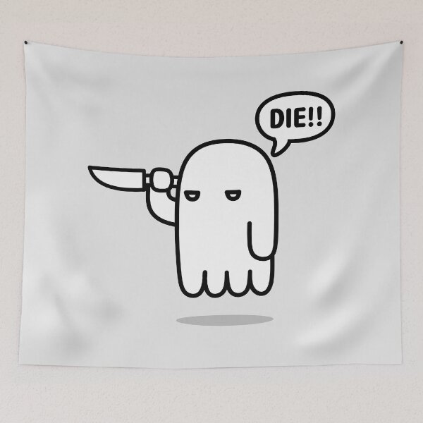 Item preview, ghost want to kill designed and sold by Si Pakne.