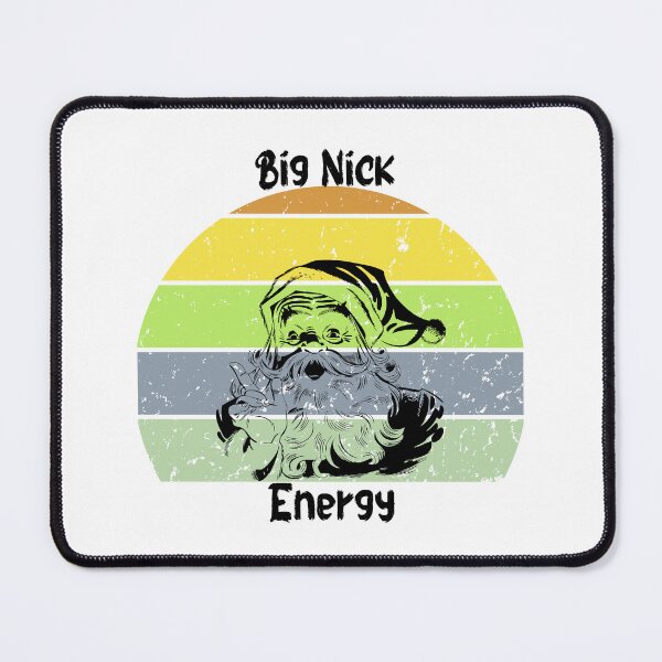 Item preview, Big Nick Santa Energy - Retro Santa Xmas Christmas Sticker designed and sold by laouamra.