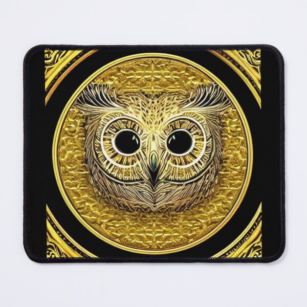 Item preview, Mystical Golden Owl designed and sold by Witsprings.