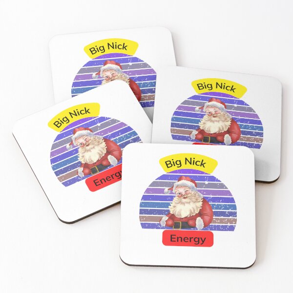 Item preview,  Big Nick Santa Energy - Retro Santa Xmas Christmas Sticker designed and sold by laouamra.