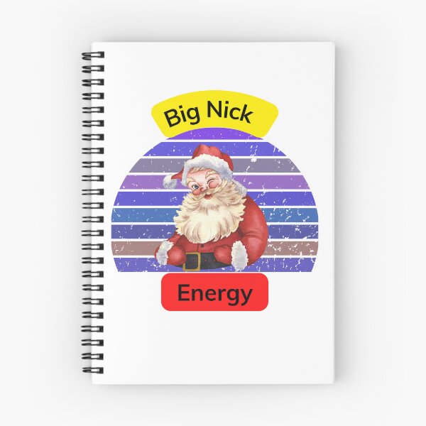 Item preview,  Big Nick Santa Energy - Retro Santa Xmas Christmas Sticker designed and sold by laouamra.