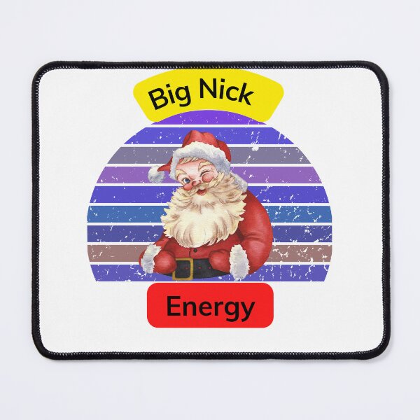 Item preview, Big Nick Santa Energy - Retro Santa Xmas Christmas Sticker designed and sold by laouamra.
