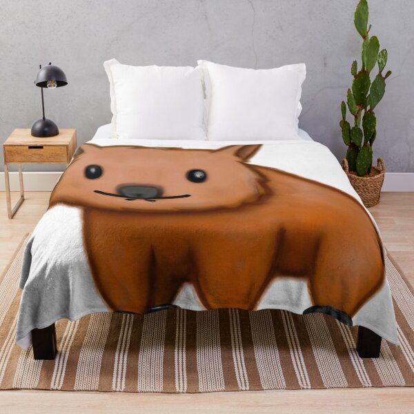 Item preview, Cute Wombat Drawing designed and sold by WeHeartAnimals.
