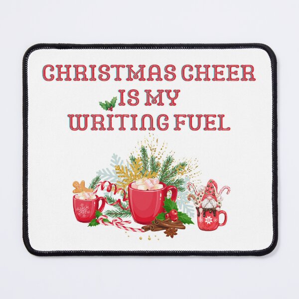 Item preview, Christmas Cheer Is My Writing Fuel - White Background designed and sold by TheKnightWriter.