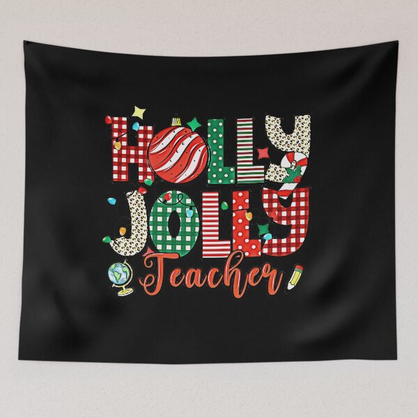 Item preview, Holly Jolly Teacher designed and sold by csoDesign.