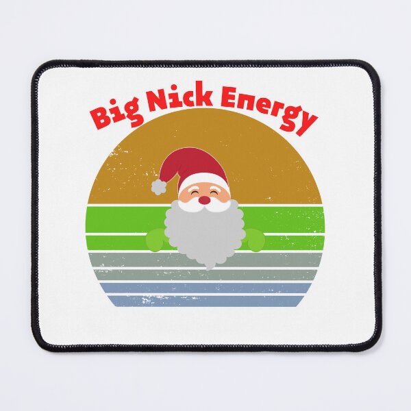 Item preview, Big Nick Santa Energy - Retro Santa Xmas Christmas Sticker designed and sold by laouamra.