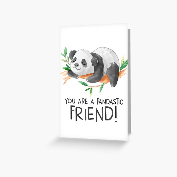 Item preview, Pandastic Friend! designed and sold by Paper Bee Gift Shop.