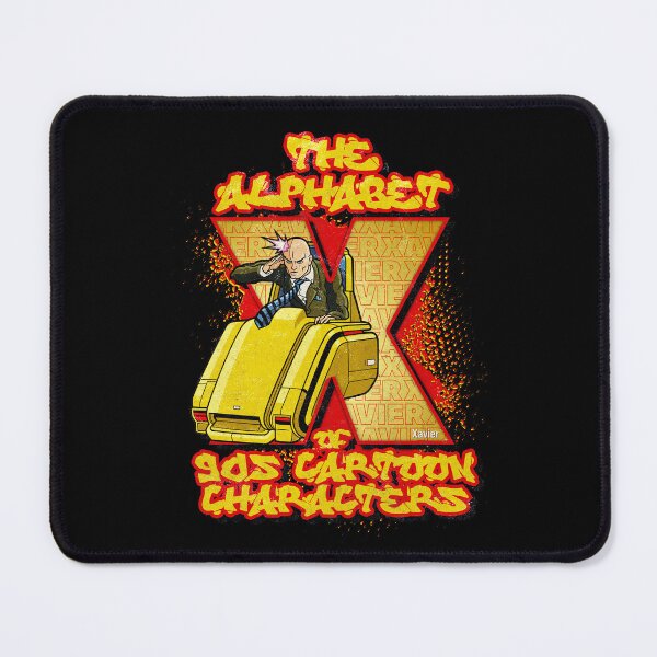 Item preview, The Alphabet of 90s Cartoon Characters Letter X is for Xavier designed and sold by More-dan-Prints.