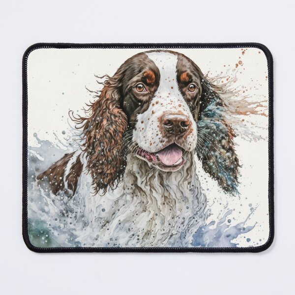 Item preview, English Springer Spaniel watercolor #2 designed and sold by Gypsykiss.