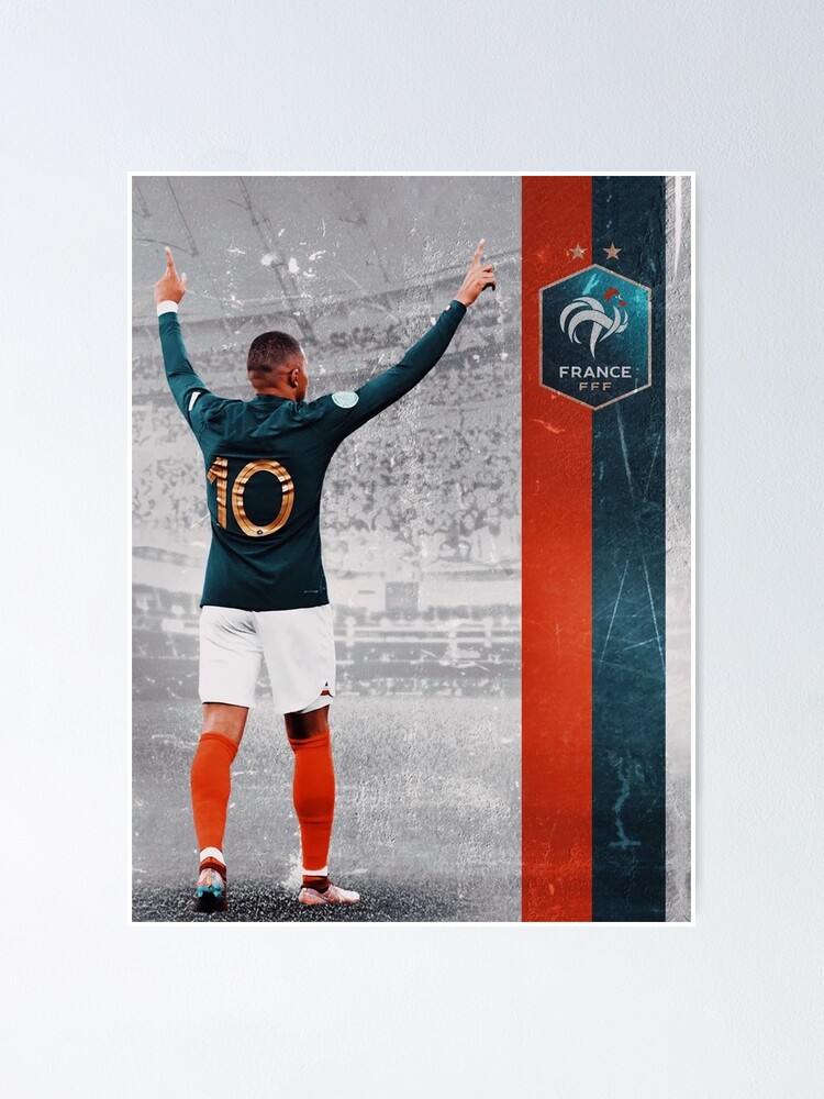 Kylian Mbappe Goal Celebration Poster For Sale By Arjun Hayden