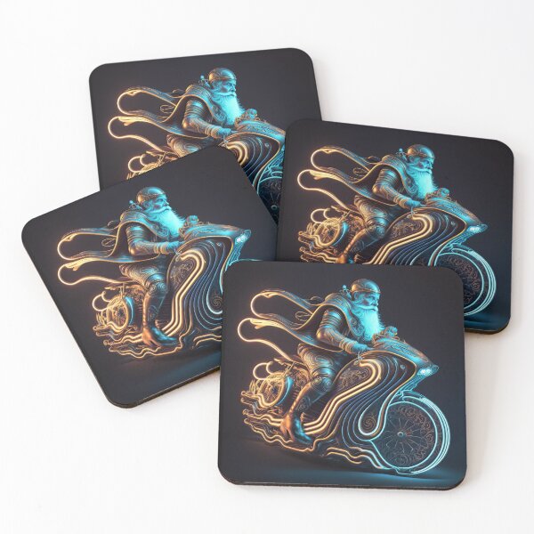 Item preview, Motorbiking Santa designed and sold by 3 CITIES.