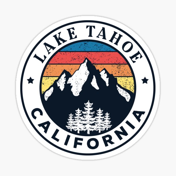 Artikel-Vorschau von Lake Tahoe Kalifornien, designt und verkauft von Road-tees.