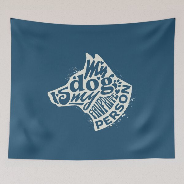 Item preview, My dog is my favorite person designed and sold by Ironicdoll.