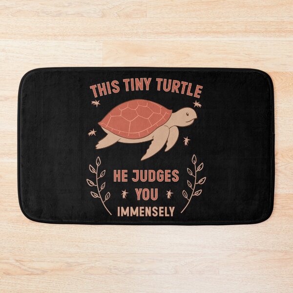 Item preview, This Tiny Turtle He Judges You Immensely - This Turtle.. He Judges you. Funny Saying Turtle designed and sold by Blonc-ou.