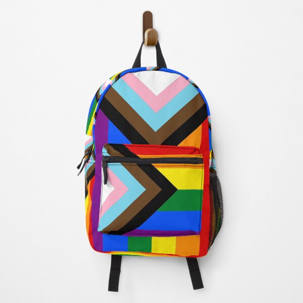 Item preview, LGBTQIA+ Flag Backpack - Trans Rights Movement designed and sold by GodsFlagFandom.