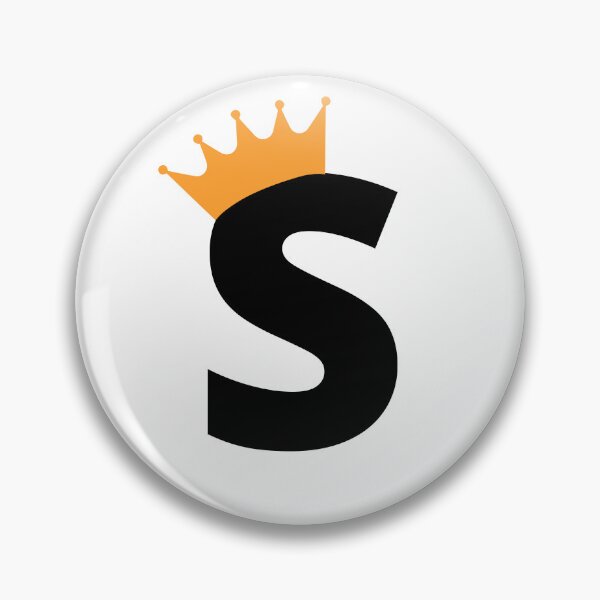 Item preview, Crowned Monogram Letter S designed and sold by Coffee Lifestyle.