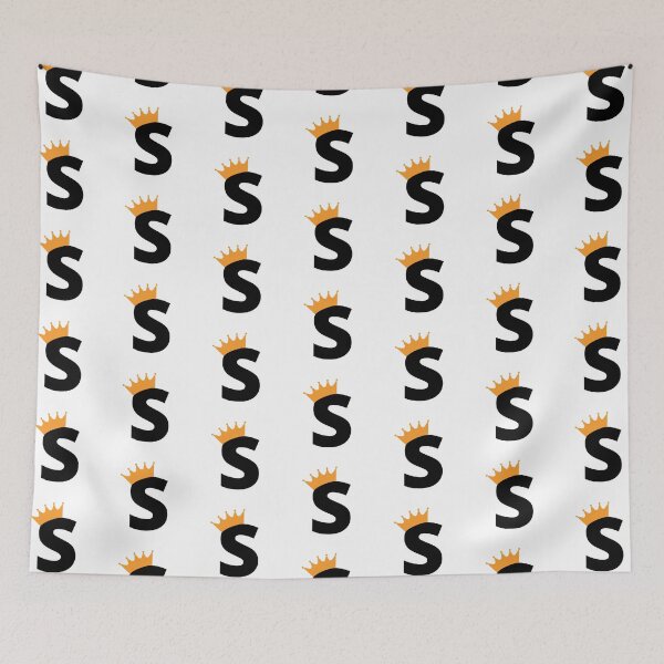 Item preview, Crowned Monogram Letter S designed and sold by Coffee Lifestyle.