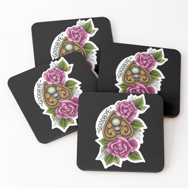 Item preview, Planchette Goodbye traditional tattoo design designed and sold by Bethcust.