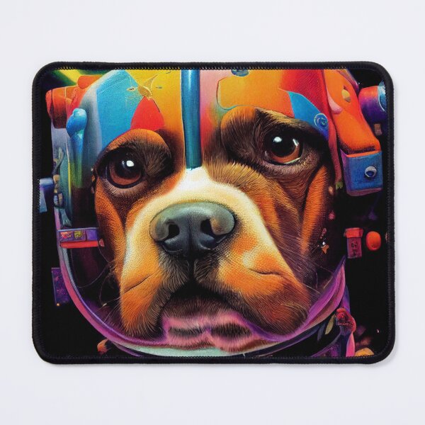 Item preview, Astronaut Boxer Puppy Nr. 3 designed and sold by thesupremewiz.