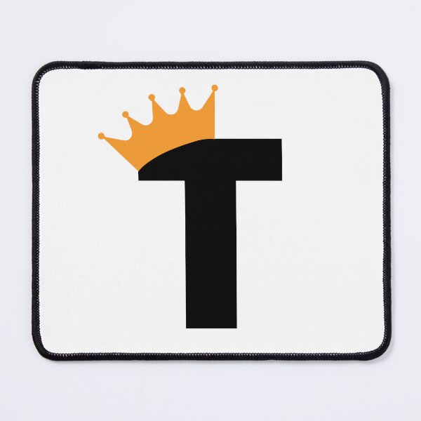 Item preview, Crowned Monogram Letter T designed and sold by Coffee Lifestyle.