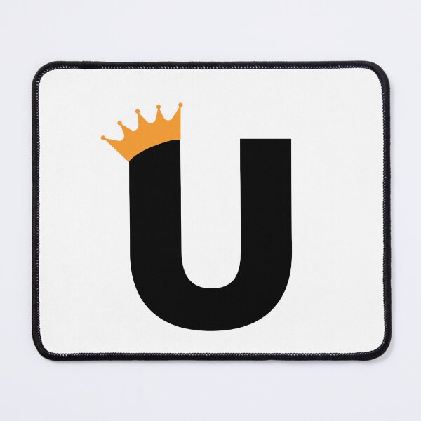 Item preview, Crowned Monogram Letter U designed and sold by Coffee Lifestyle.