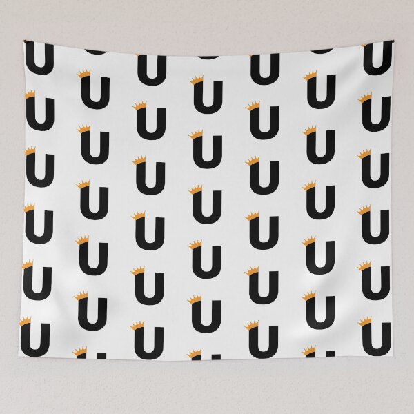 Item preview, Crowned Monogram Letter U designed and sold by Coffee Lifestyle.